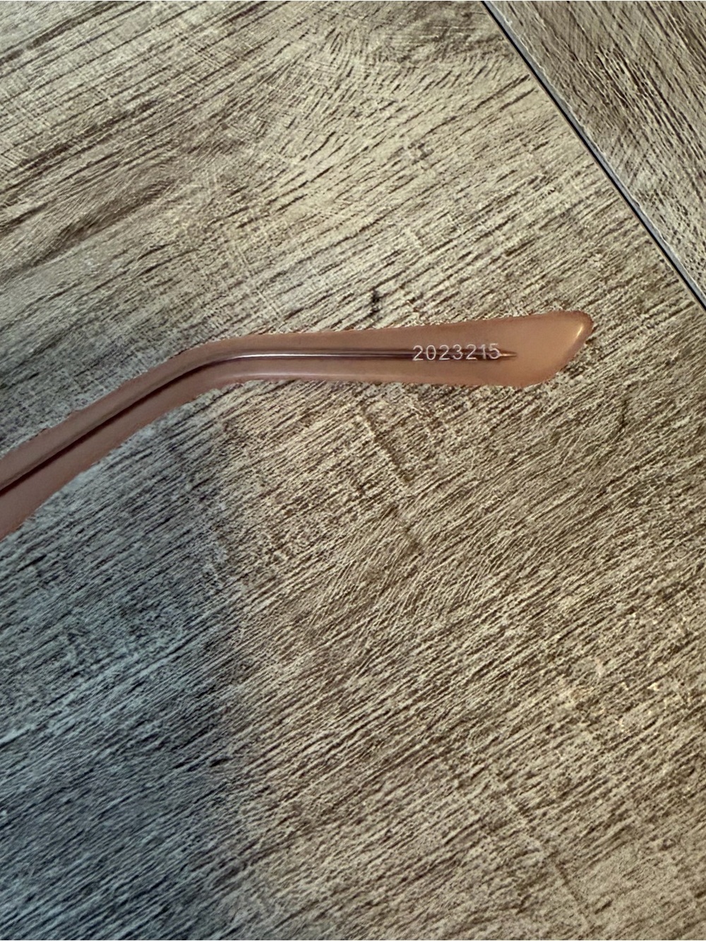 Zenni Brown and Pink non-prescription glasses - Picture 6 of 7